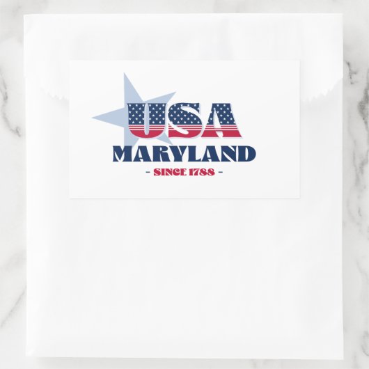 Maryland Mijn thuisstaat Sticker (Tas)