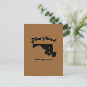 Maryland Motto - We hebben krabben Briefkaart (Staand voorkant)