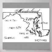 maryland, Murderland, 410, Clapolis, Bodymore, ... Poster (Voorkant)