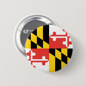 Maryland Officiële staatsvlag Ronde Button 5,7 Cm (Voorkant /achterkant)