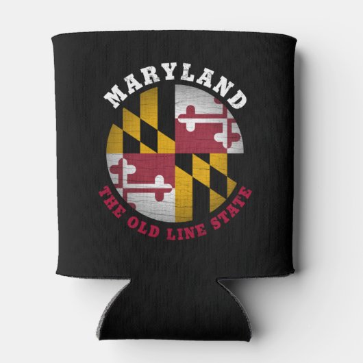 MARYLAND OLD LINE STATE FLAG BLIKJESKOELER (Achterkant)