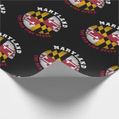 MARYLAND OLD LINE STATE FLAG CADEAUPAPIER (Hoek)
