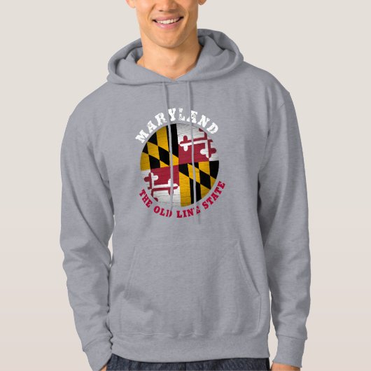 MARYLAND OLD LINE STATE FLAG HOODIE (Voorkant)