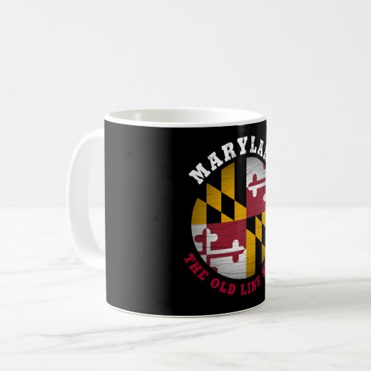 MARYLAND OLD LINE STATE FLAG KOFFIEMOK (Voorkant links)