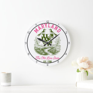 Maryland Old Line State Vogels  Grote Klok