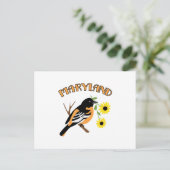 Maryland Oriole Briefkaart (Staand voorkant)