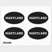 Maryland Ovale Sticker (Vel)