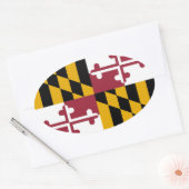 Maryland Ovale Sticker (Envelop)
