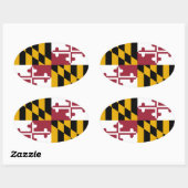 Maryland Ovale Sticker (Vel)