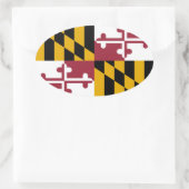 Maryland Ovale Sticker (Tas)