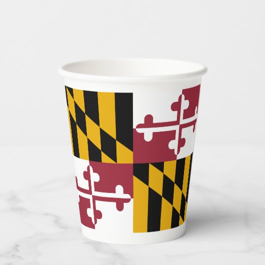 Maryland Papieren Bekers (Achterkant)