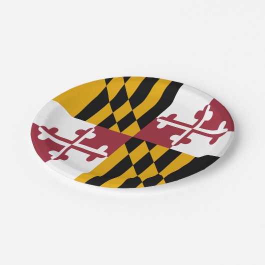 Maryland Papieren Bordje (Gekanteld)