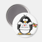Maryland Penguin Magneet (Voorkant / Achterkant)