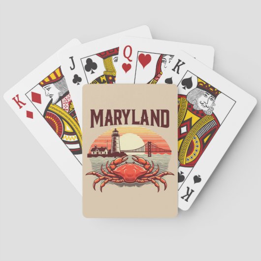 Maryland Pokerkaarten (Achterkant)