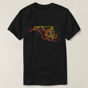 maryland pride blur t-shirt