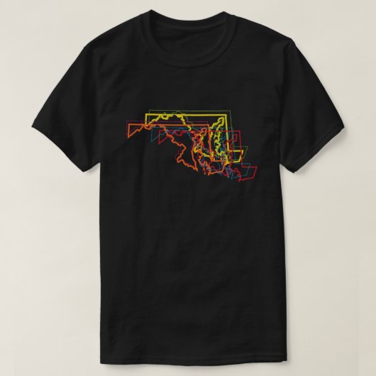 maryland pride blur t-shirt (Design voorkant)