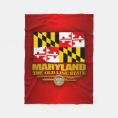 Maryland Pride Fleece Deken (Voorkant)