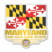 Maryland Pride Sticker (Voorkant)