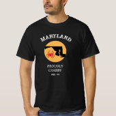 Maryland Proudly Crabby Since 1788 T-Shirt (Voorkant)