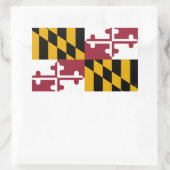 Maryland Rechthoekige Sticker (Tas)