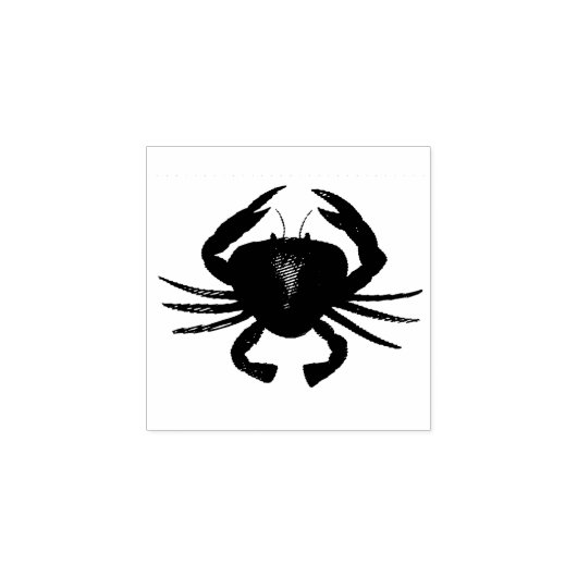 Maryland Red Crab Crab Seafood Beach Rubber Stempe Rubberstempel (Afrduk)