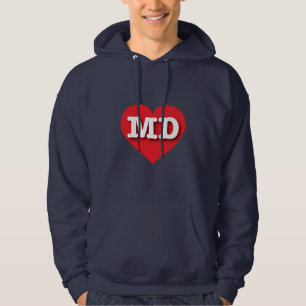 Maryland Red Heart - Ik hou van MD Hoodie