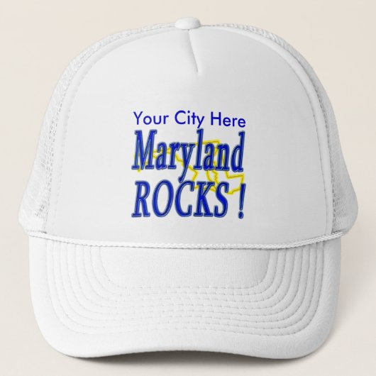 Maryland Rocks. Trucker Pet (Voorkant)
