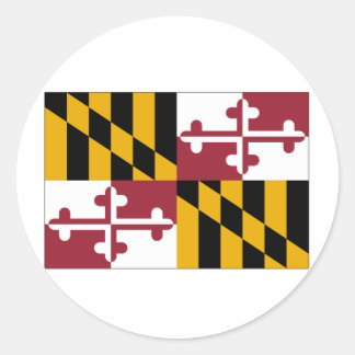 Maryland Ronde Sticker