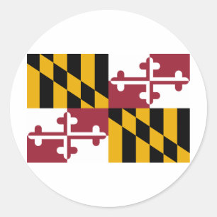 Maryland Ronde Sticker