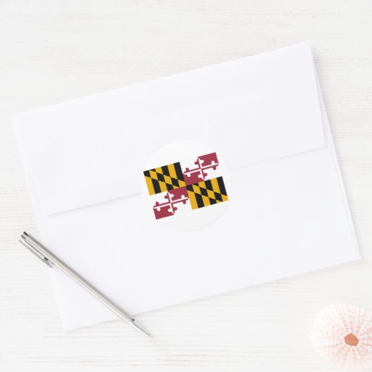 Maryland Ronde Sticker (Envelop)