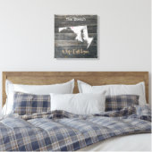 Maryland Ruw Canvasprint met Structuur Canvas Afdruk (Insitu (Slaapkamer))