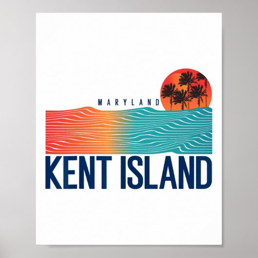 Maryland Sandy Point Mannen surfen Vrouwen Poster (Voorkant)