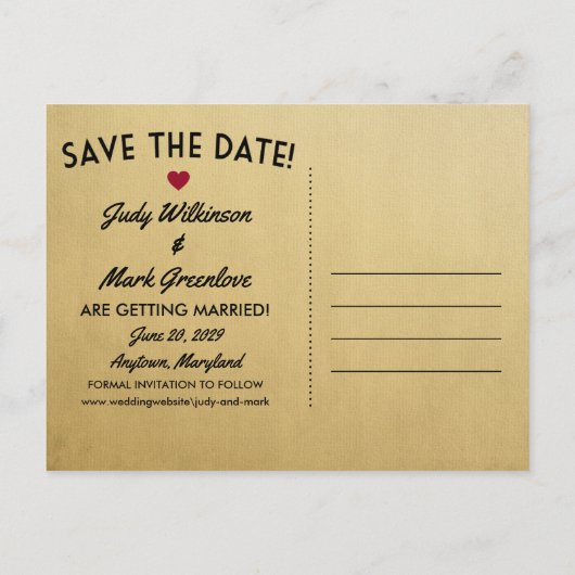 Maryland Save the Date Mountains River Snow Aankondigingskaart (Achterkant)