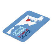 Maryland Save the Date -  stad Magneet (Linkerzijde)