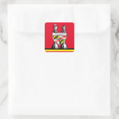 MARYLAND SCHAAK VIERKANTE STICKER (Tas)