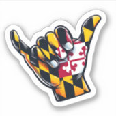 MARYLAND SHAKA HAND STICKER (Voorkant)