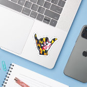MARYLAND SHAKA HAND STICKER (Laptop met iPhone)