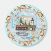 Maryland Shells vuurtoren magneet (Voorkant)