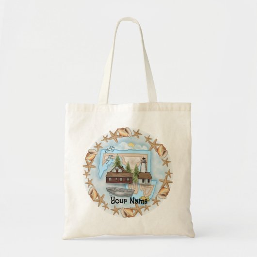 Maryland Shells vuurtoren Tote Bag (Voorkant)