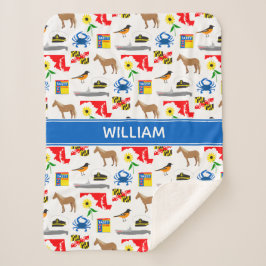 Maryland Sherpa Blanket Deken