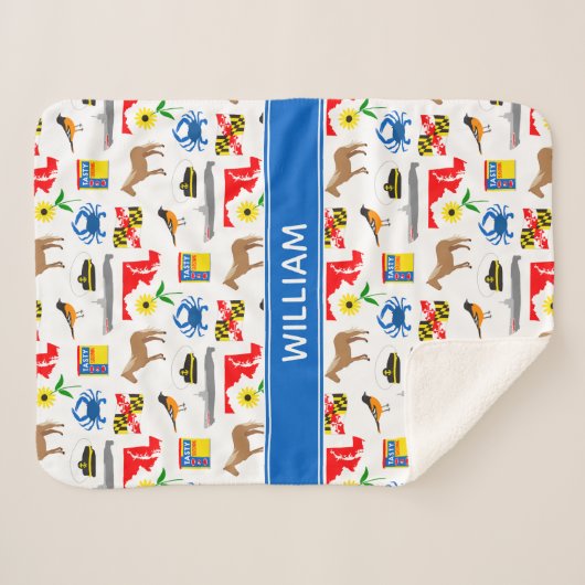 Maryland Sherpa Blanket Sherpa Deken (Voorkant (horizontaal))