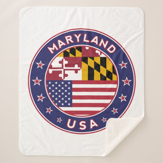 Maryland Sherpa Deken (Voorkant)
