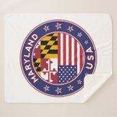 Maryland Sherpa Deken (Voorkant (horizontaal))