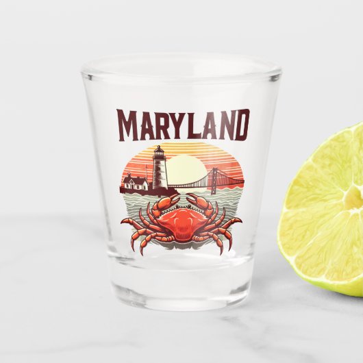 Maryland Shot Glas (Voorkant)