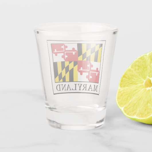Maryland Shot Glas (Achterkant)