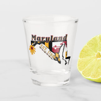 Maryland Shot Glass Glas