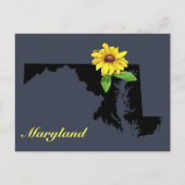 Maryland Silhouette Briefkaart (Voorkant)