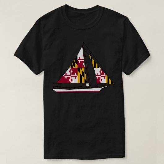 Maryland Skipjack T-shirt (Design voorkant)