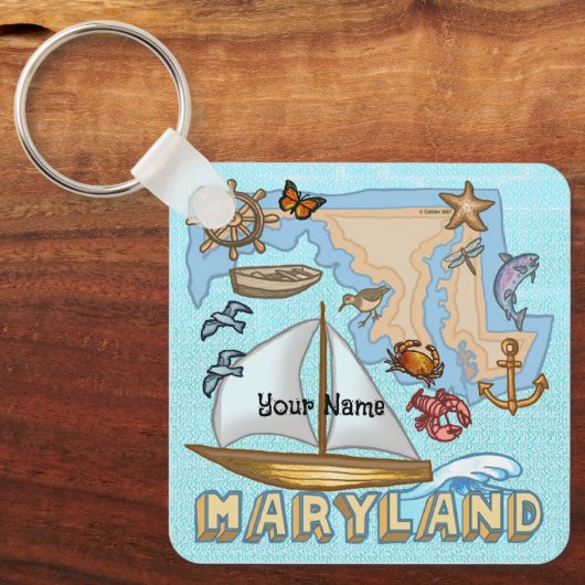 Maryland Sleutelhanger (Voorkant)