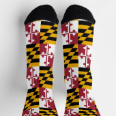 Maryland sokken, Maryland Flag, patriottisch Sokken (Top)